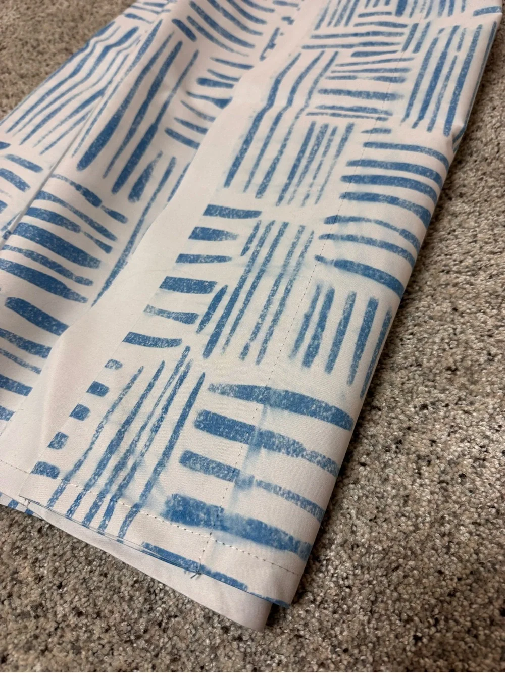 Schatzi Brown Leila Marks Blue Blackout Window Curtains Deny designs 50x84